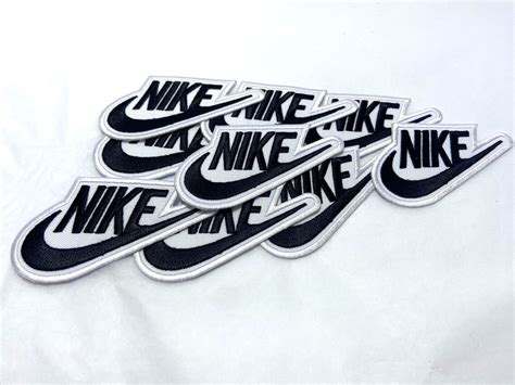 100 Pcs White Nike Sport Iron on Patch Sew on Badge Jeans T - Etsy