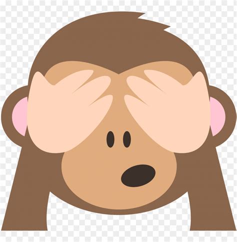 open - see no evil monkey emoji PNG image with transparent background | TOPpng