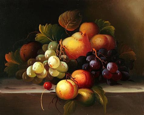 still life oil paintings of fruit - Marietta Saylor