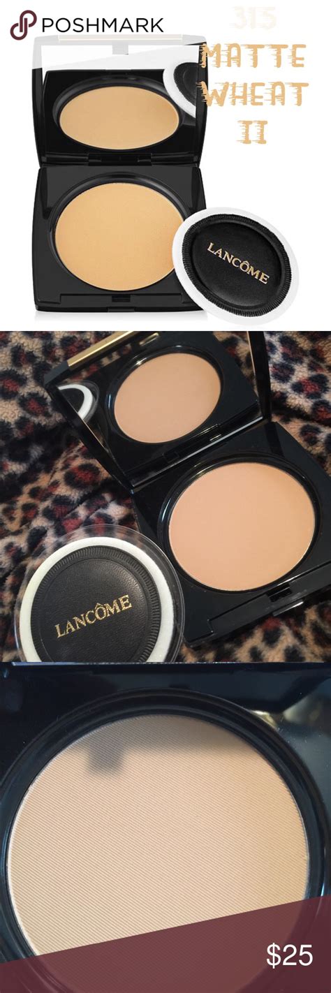 LANCÔME DUAL FINISH POWDER FOUNDATION ~ WHEAT II | Lancome, Lancome ...