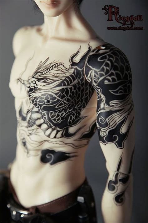 Pin by 00 on CORPI | Doll tattoo, Dragon tattoo, Body art tattoos