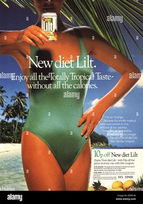 1990s UK Lilt Magazine Advert Stock Photo - Alamy