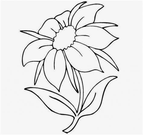 Easy Drawings Of Flowers | Free download on ClipArtMag