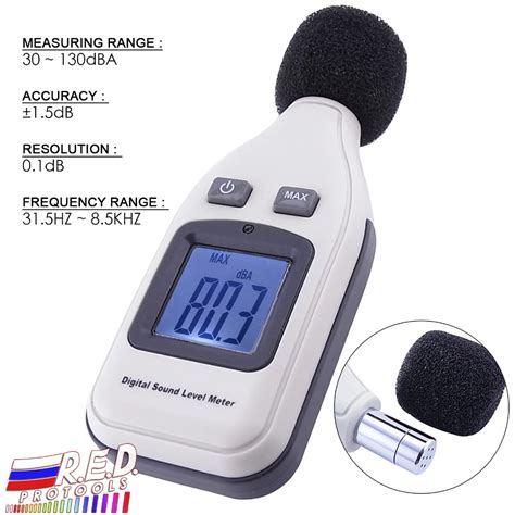 Pocket size Digital Mini Sound Noise Level Meter 30~130dBA Decibel Pressure Monitor Tester with ...