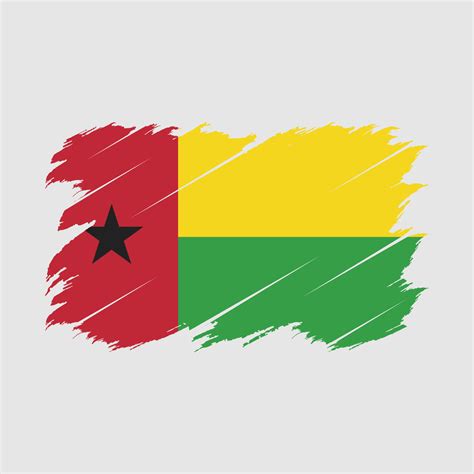 Guinea Bissau Flag Brush 14912128 Vector Art at Vecteezy