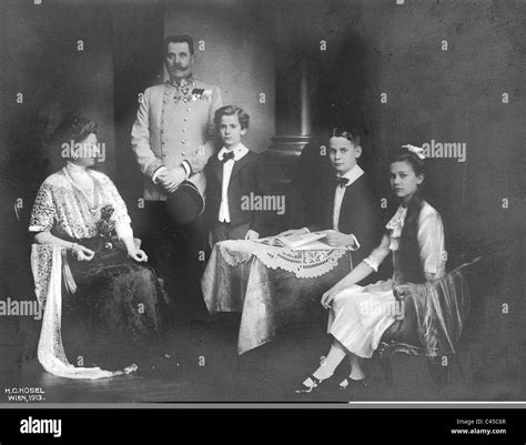 Archduke Franz Ferdinand with his family Stock Photo - Alamy