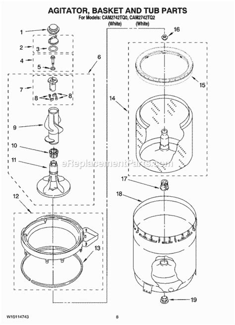 Whirlpool Commercial Washer Heavy Duty Series Parts | Reviewmotors.co