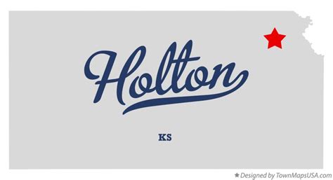 Map of Holton, KS, Kansas