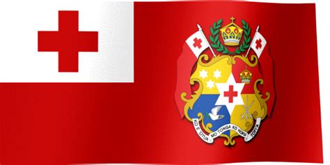 Tonga Flag GIF | All Waving Flags