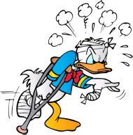 Download donald duck with crutch free png - Free PNG Images | TOPpng