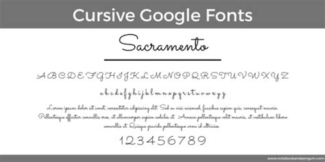 25 Best Cursive Google Fonts (With Examples)