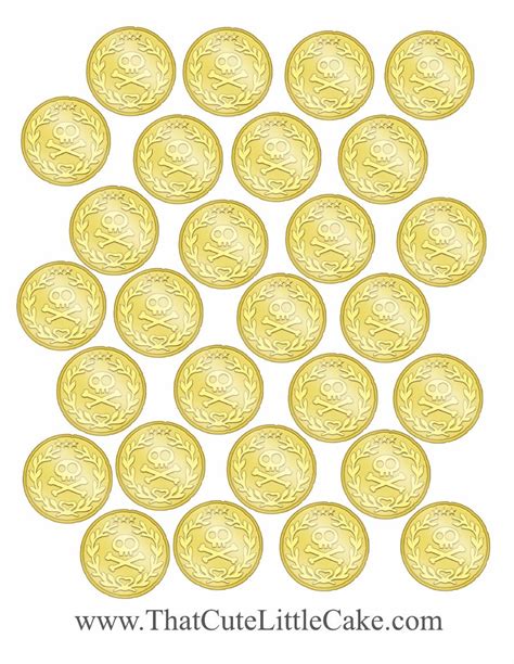 Gold Coin Template Printable