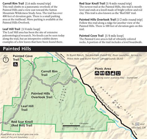 John Day Fossil Beds Maps | NPMaps.com - just free maps, period.