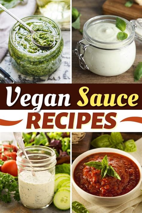 25 Best Vegan Sauce Recipes for Every Meal - Insanely Good