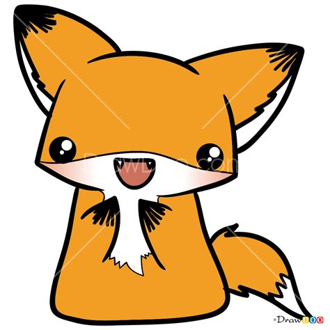 Foxes Drawing Cute