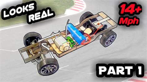 How to make rc car chassis with cardboard - YouTube