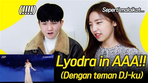 [REAKSI KOREA] LYODRA - SANG DEWI live ️ | Mengenalkannya kepada temanku🔥 - YouTube