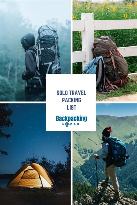 A Super Handy List Of Things To Pack For A Solo Trip - Backpacking Nomad