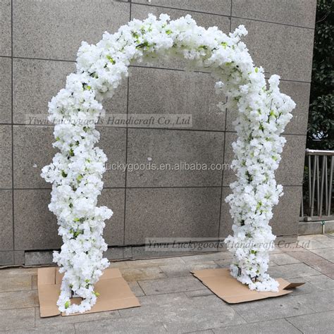 Artificial Wedding Arch Flowers Wedding Ceremony Decorations Iron Arch Wedding Lfb829-small ...