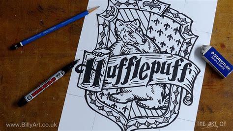 Simple Hufflepuff Drawings