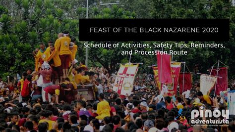 QUIAPO FIESTA 2020: Feast of the Black Nazarene Traslacion Procession ...