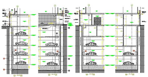 Parking In Basement Office Building DWG Block For AutoCAD Designs CAD | www.designinte.com