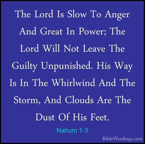 Nahum 1 - Holy Bible English - BibleWordings.com