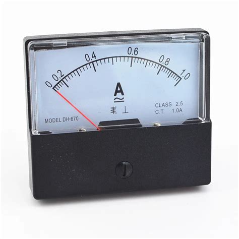 DH 670 AC Analog Meter Panel Current Meter Ammeters Gauge 0 1A-in Power ...