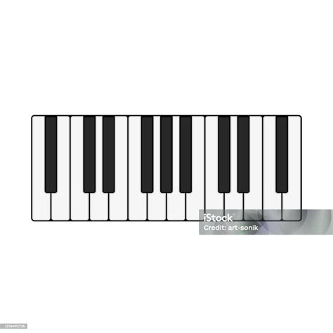 Vector Piano Keyboard Stock Illustration - Download Image Now ...