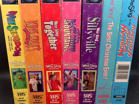 Vintage Wee Sing VHS Tapes Sillyville Big Rock Candy India, 41% OFF