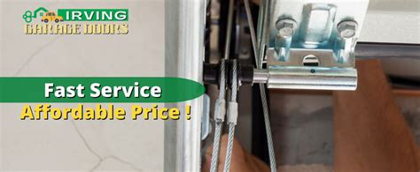 Garage Door Cable Replacement Irving TX - (972) 736-5922