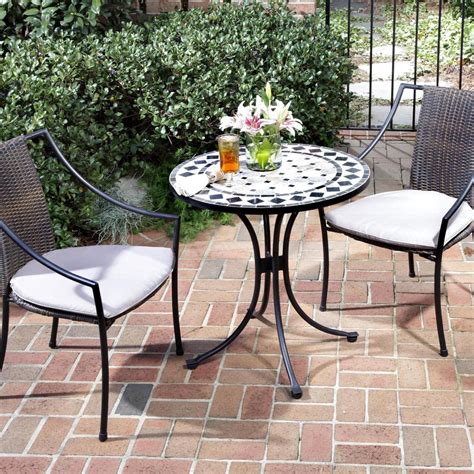 Table for two...small patio | Outdoor bistro set, Bistro set, Bistro ...