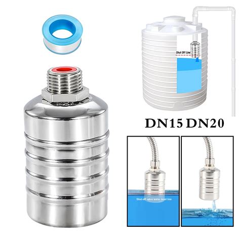 304 Stainless Steel Float Valve 1/2" 3/4'' Automatic Water Level Control Float Valve | Shopee ...