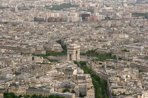 The Arc de Triomphe built in Paris, France from 1806 to 1836 : r/AerialPorn