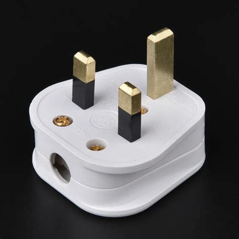 White 3 Pin UK Mains Top Plug 13A 13 AMP Appliance Power Socket Fuse Adapter Household,1 pcs-in ...