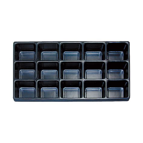 Black Plastic 15 Compartment Tray Divider - Santa Fe Jewelers Supply : Santa Fe Jewelers Supply