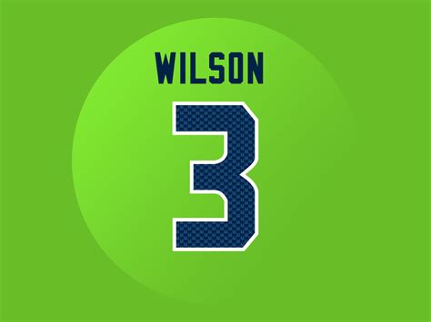 Russell Wilson Icon ColorRush by John Otten on Dribbble