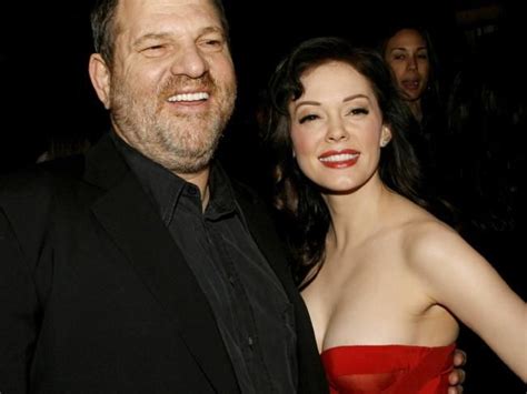 Harvey Weinstein and Rose McGowan in 2007. Picture: Getty