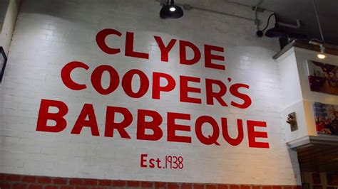 Clyde Cooper's BBQ New Location Tour - YouTube