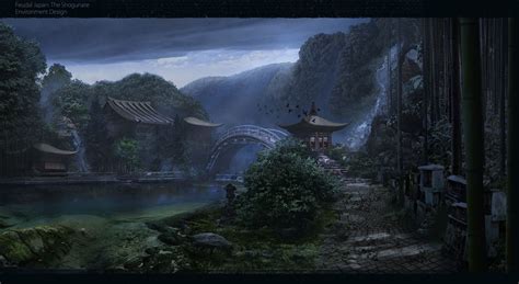 ArtStation - The Village Feudal Japan: The Shogunate Challenge, Travis M Couch | Environment ...