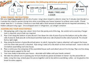 GIngerbread House Kit Instructions PDF - That GingerBread Place