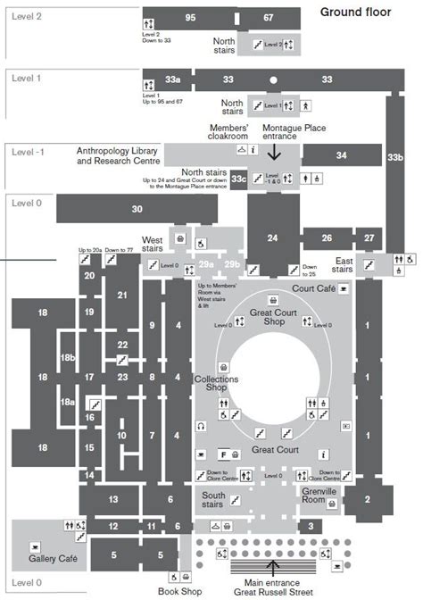 British Museum - Floor plans and galleries | Museum flooring, Floor ...