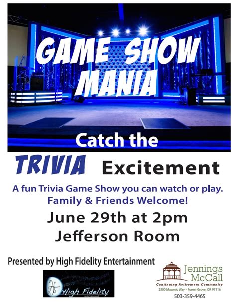 Jennings McCall - Game Show Trivia