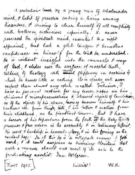 William Kelly's Annotations on "A History of the Plymouth Brethren" by Neatby | Plymouth ...