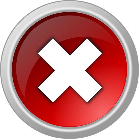 Free vector graphic: Cancel, Delete, Abort, Remove, No - Free Image on Pixabay - 153645