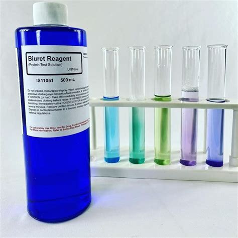 Biuret Reagent, 500mL - The Curated Chemical Collection | Chemical, Bottle, Peptide bond