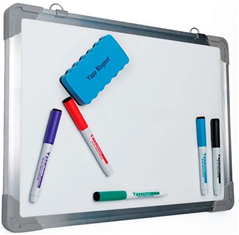 Dry Erase White Board: Hanging Writing, Drawing & Planning Small Whiteboard for Cubicle | 5 ...