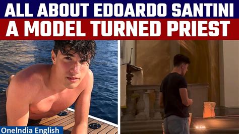 Edoardo Santini, Italy's 'Most Handsome Man' gives up modelling to become a priest | Oneindia ...