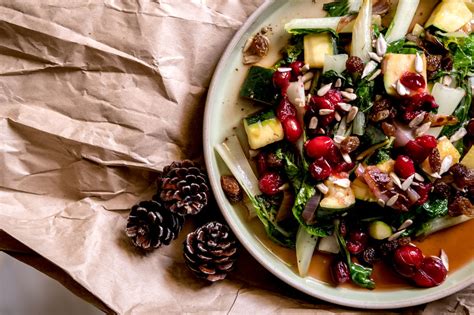 Festive Cranberry & Pak Choi Salad