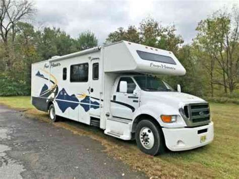 Ford F750 Toy Hauler --- 7. 2l Cat Diesel --- 39' Super: Vans, SUVs, and Trucks Cars